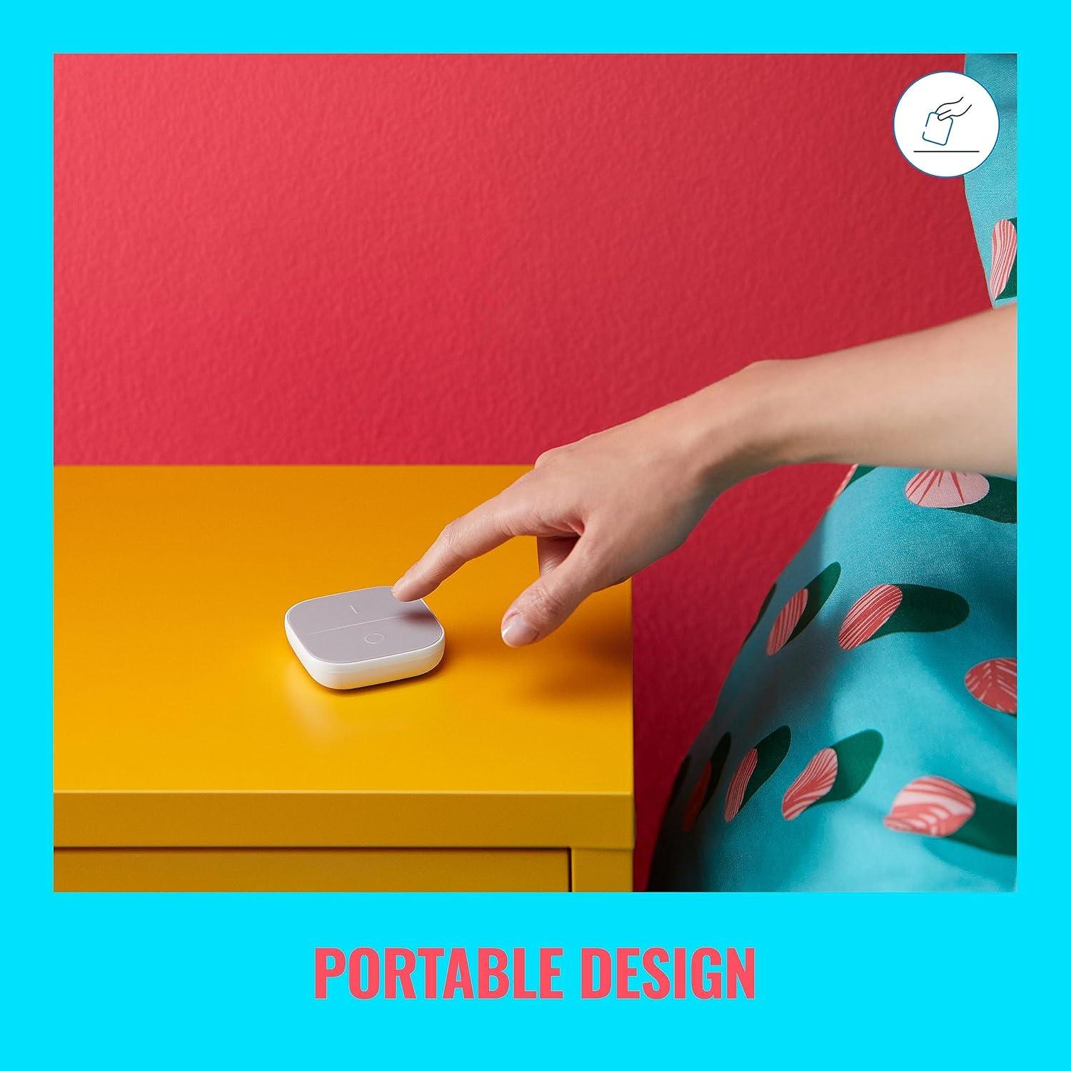 Botón Inteligente Portátil WiZ - Control de Luz Inalámbrico