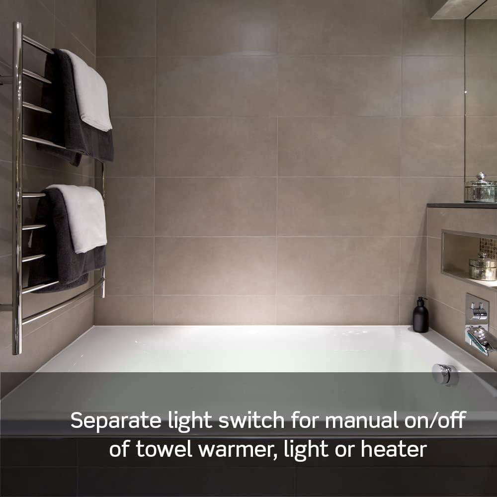 Sensor de Humedad Leviton DHD05-1LW con Interruptor Luz Blanco