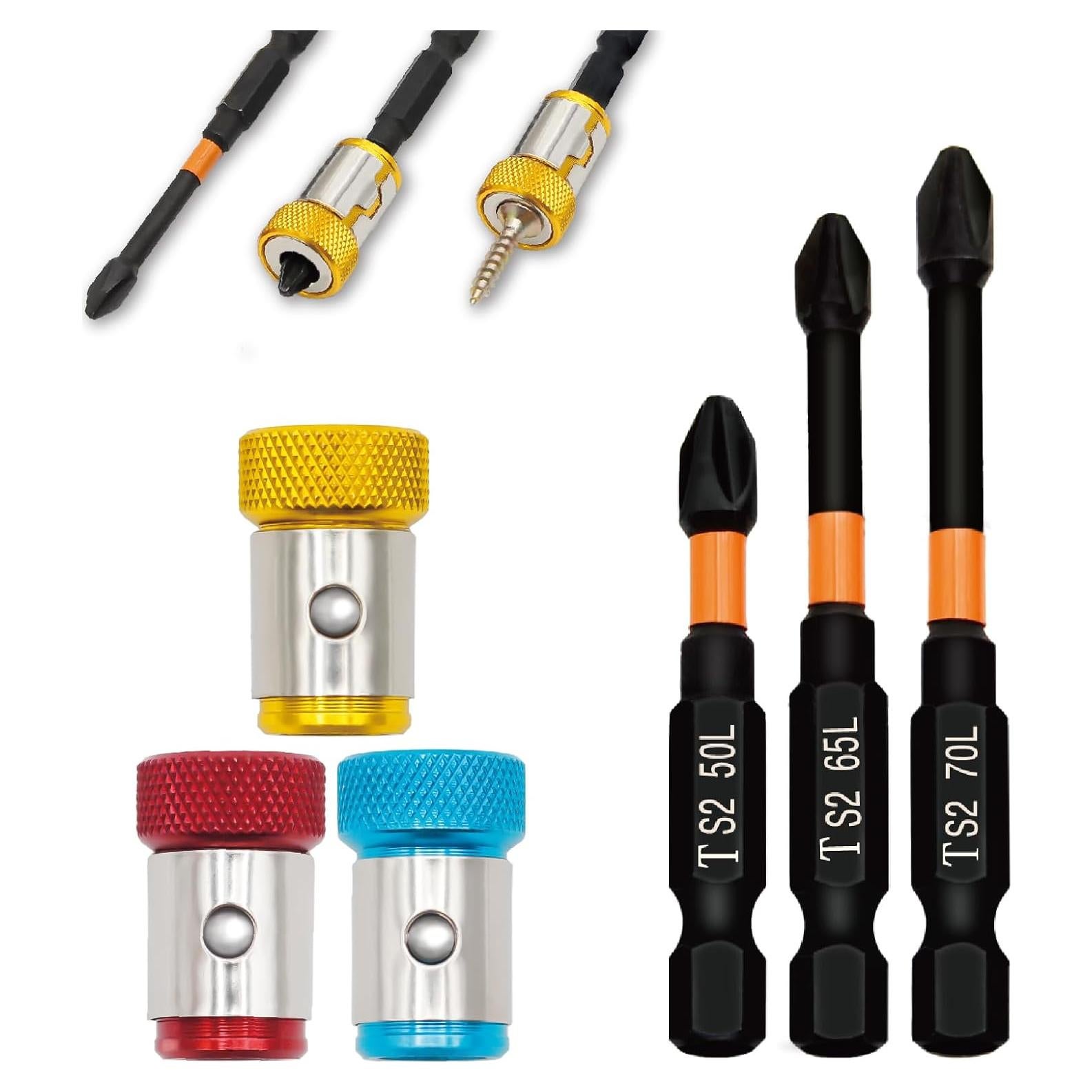 Juego de 3 Anillos Magnéticos FilwW para Tornillos 6.35mm