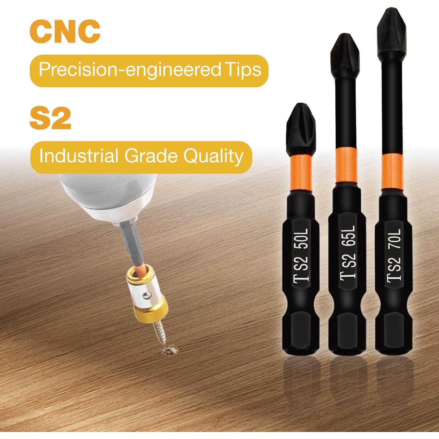 Juego de 3 Anillos Magnéticos FilwW para Tornillos 6.35mm