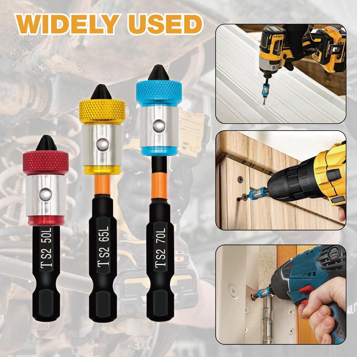 Juego de 3 Anillos Magnéticos FilwW para Tornillos 6.35mm