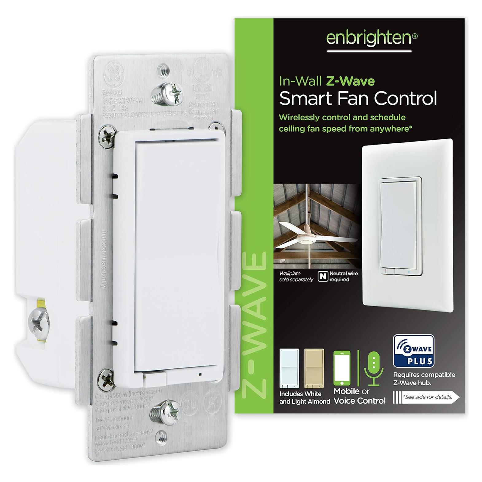 Control de Ventilador Inteligente Enbrighten Z-Wave Plus 14314
