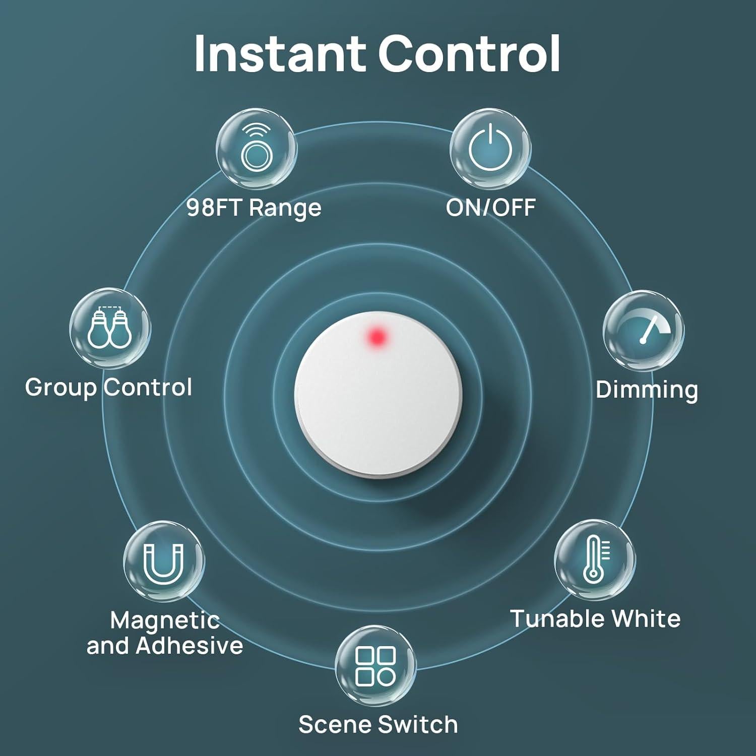 Bombilla Inteligente Linkind Matter E26 9W RGBW Paquete de 4