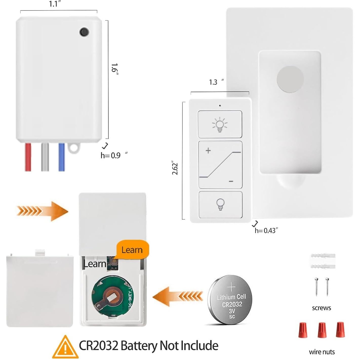 Interruptor de luz regulable Humpptom inalámbrico con control Alexa