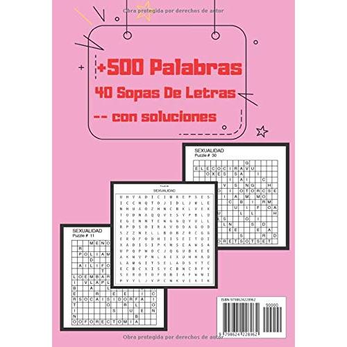 Sexualidad Sopa De Letras Para Adultos: Un Libro Divertido Para la Sexualidad y el Amor en Español | Sopa de Letras Juego | Letra Grande (Spanish Edition)