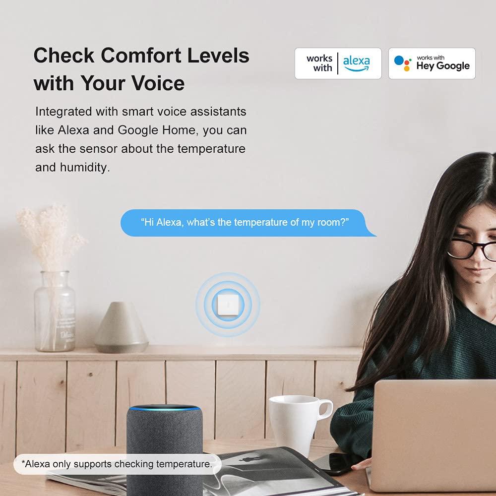 Sensor de Temperatura y Humedad SONOFF SNZB-02 ZigBee - Paquete de 2