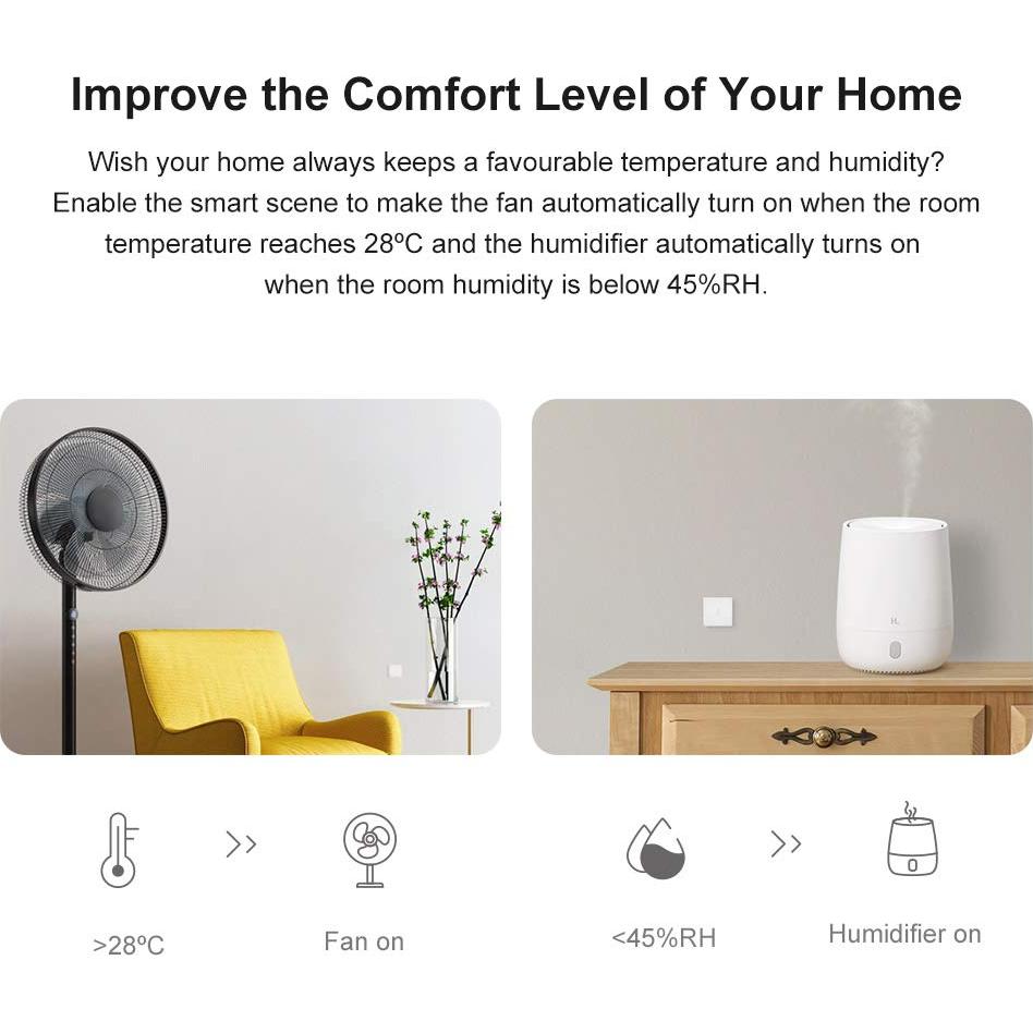 Sensor de Temperatura y Humedad SONOFF SNZB-02 ZigBee - Paquete de 2
