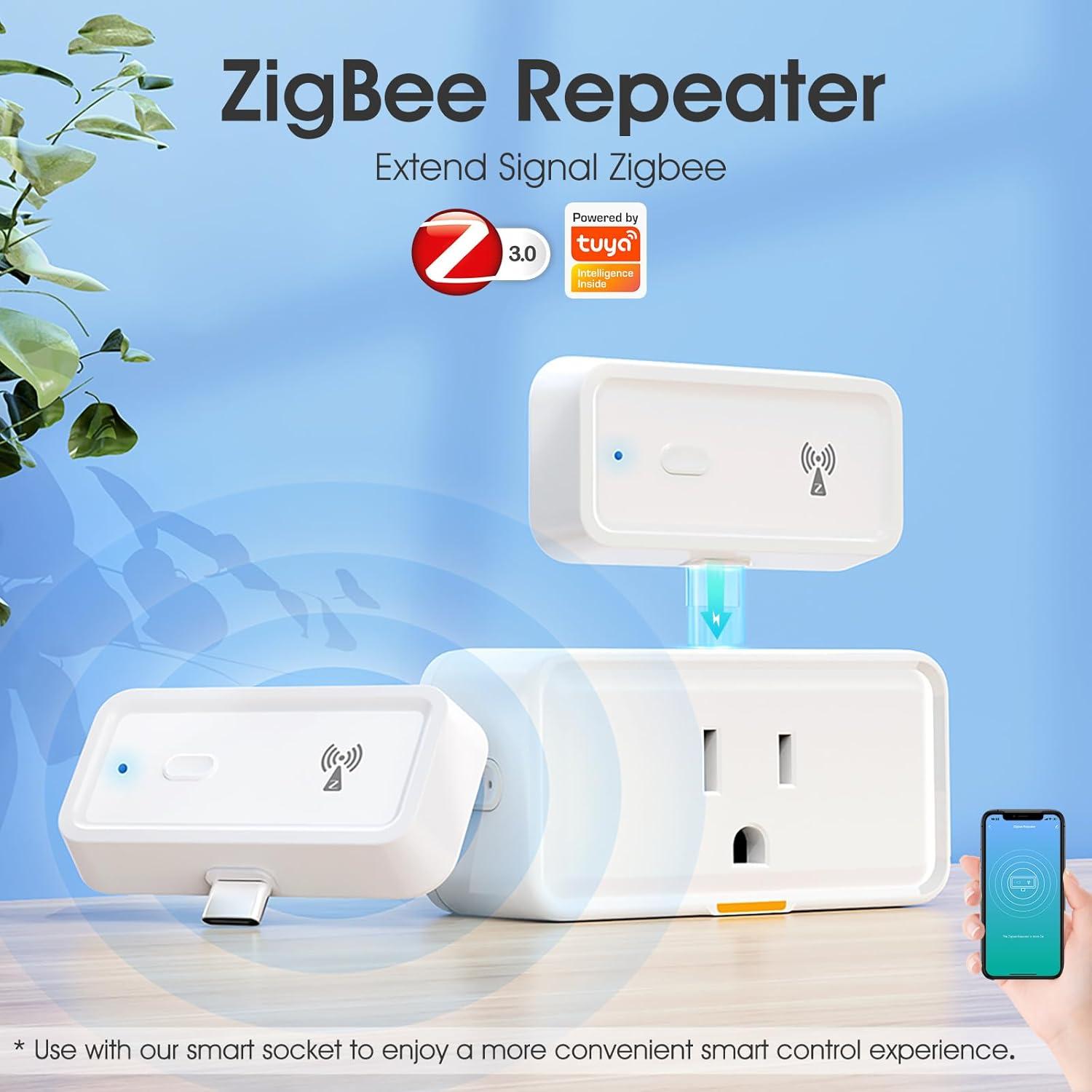 Extensor de Rango Zigbee 3.0 Tuya Amplificador 704.9 m²