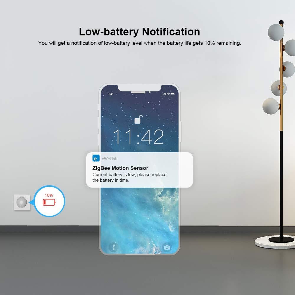 Sensor de Movimiento ZigBee SONOFF SNZB-03 - Paquete de 2