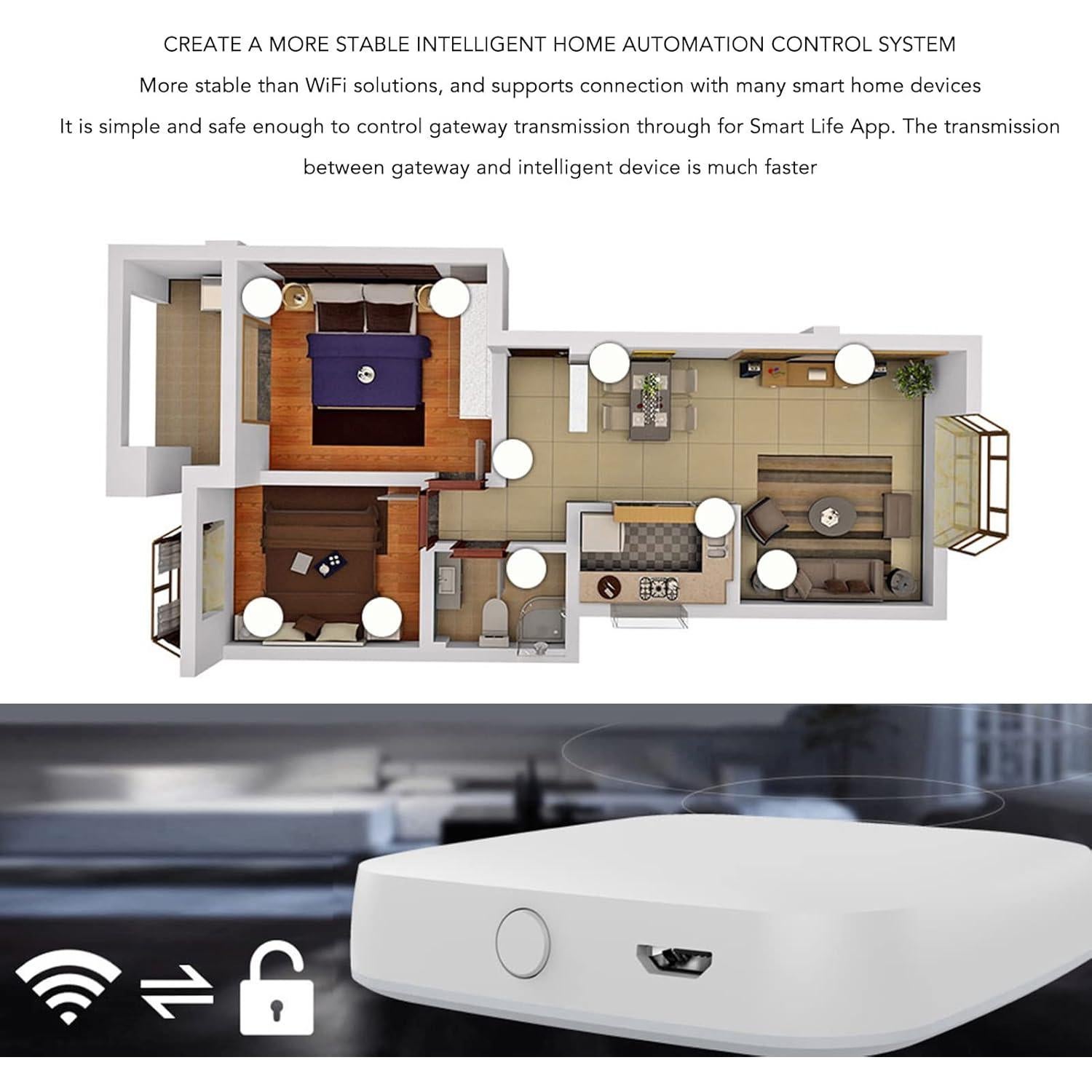 Cerradura inteligente WiFi Yosoo con control APP y Bluetooth