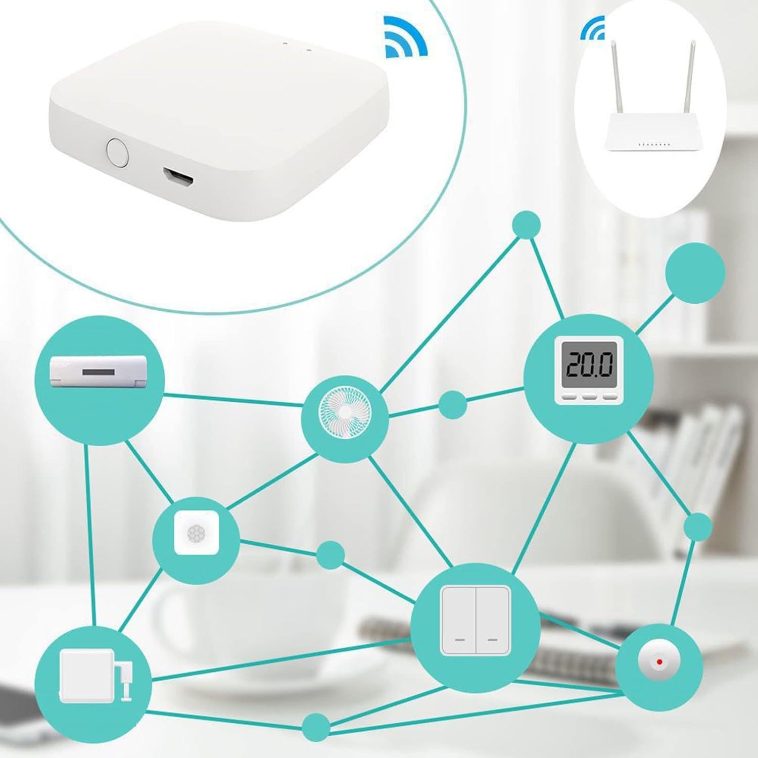 Cerradura inteligente WiFi Yosoo con control APP y Bluetooth