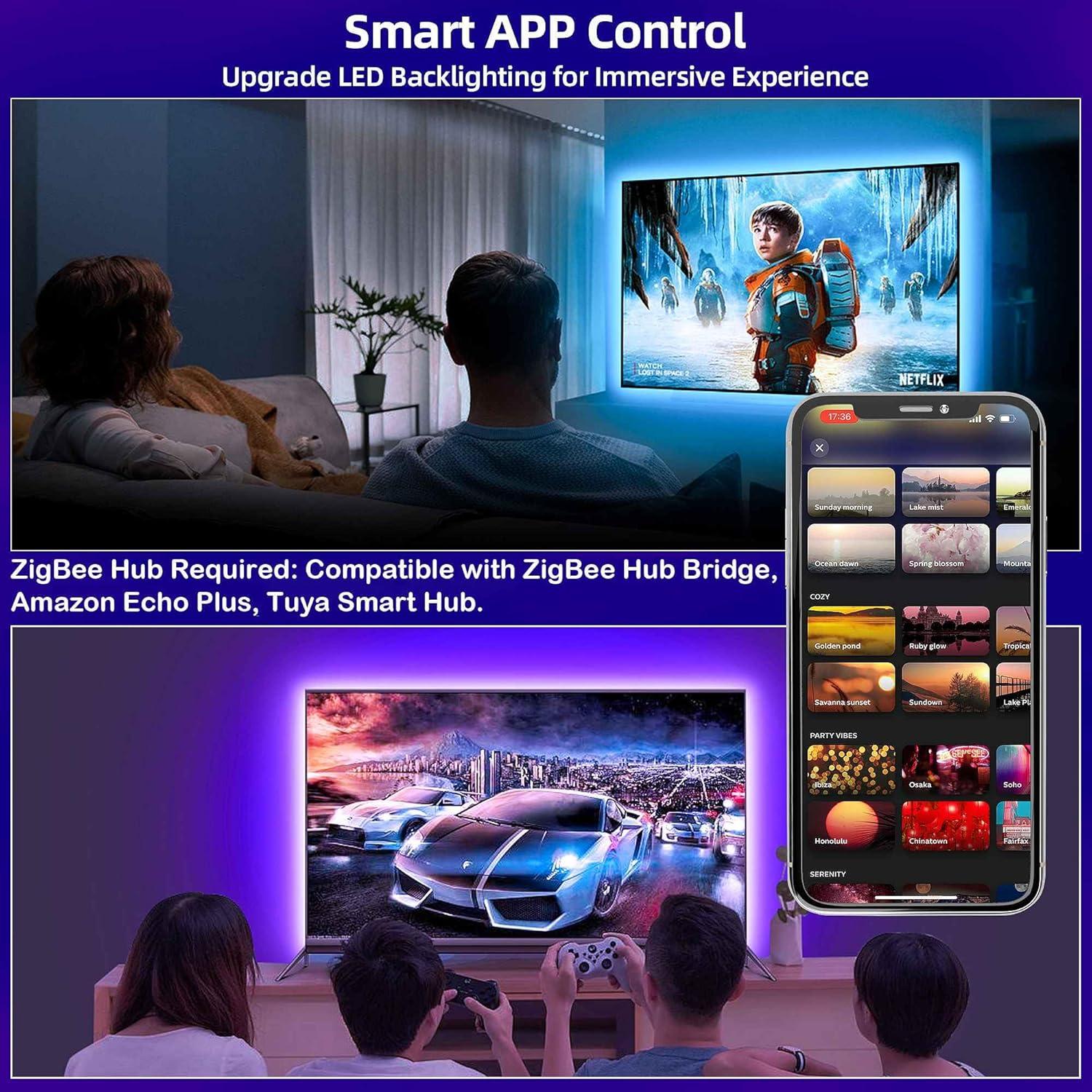 Tira LED USB RGBWW GIDERWEL 2m ZigBee Control APP/Alexa