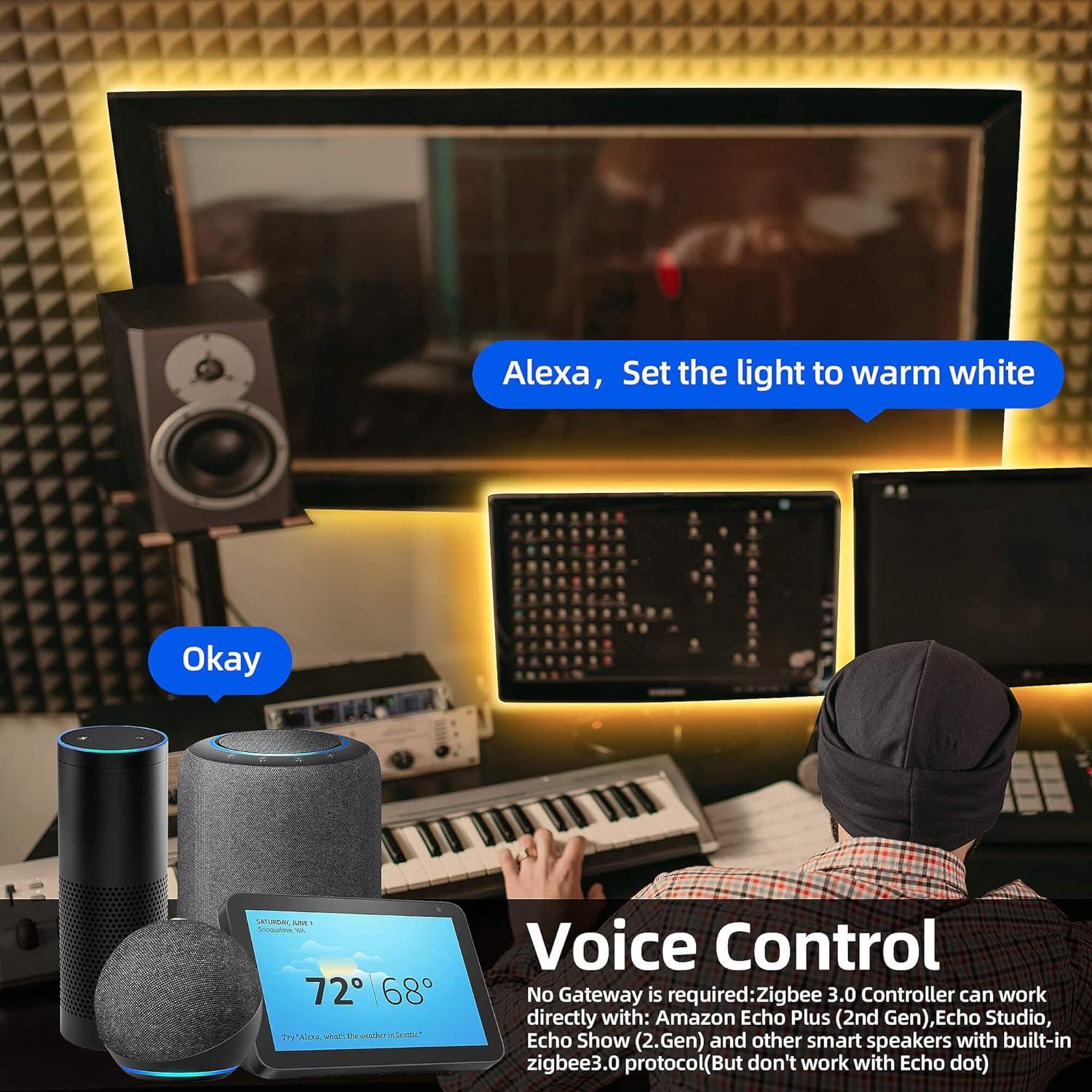 Tira LED USB RGBWW GIDERWEL 2m ZigBee Control APP/Alexa