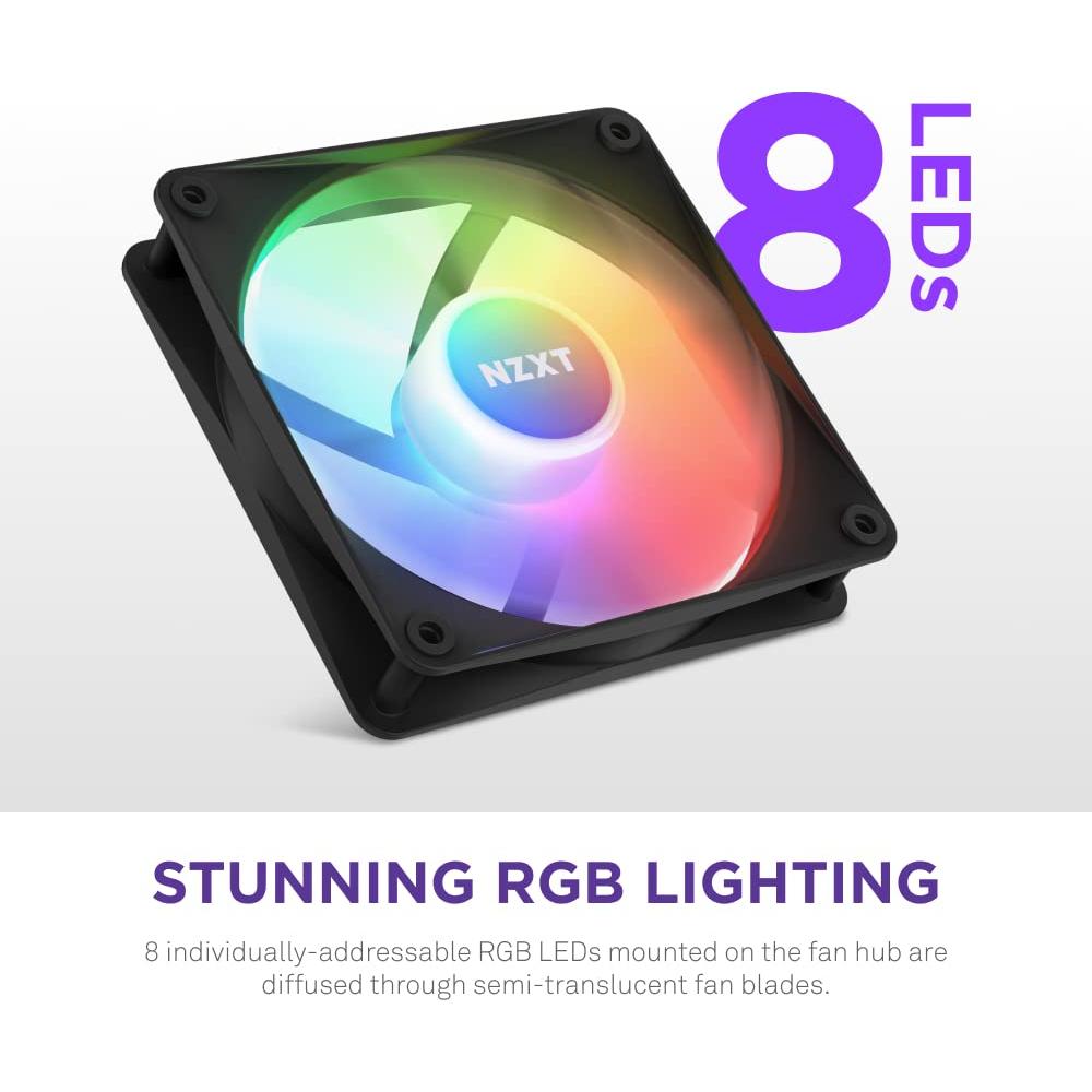 Ventiladores RGB NZXT F120 Core 3x120mm Alta Presión