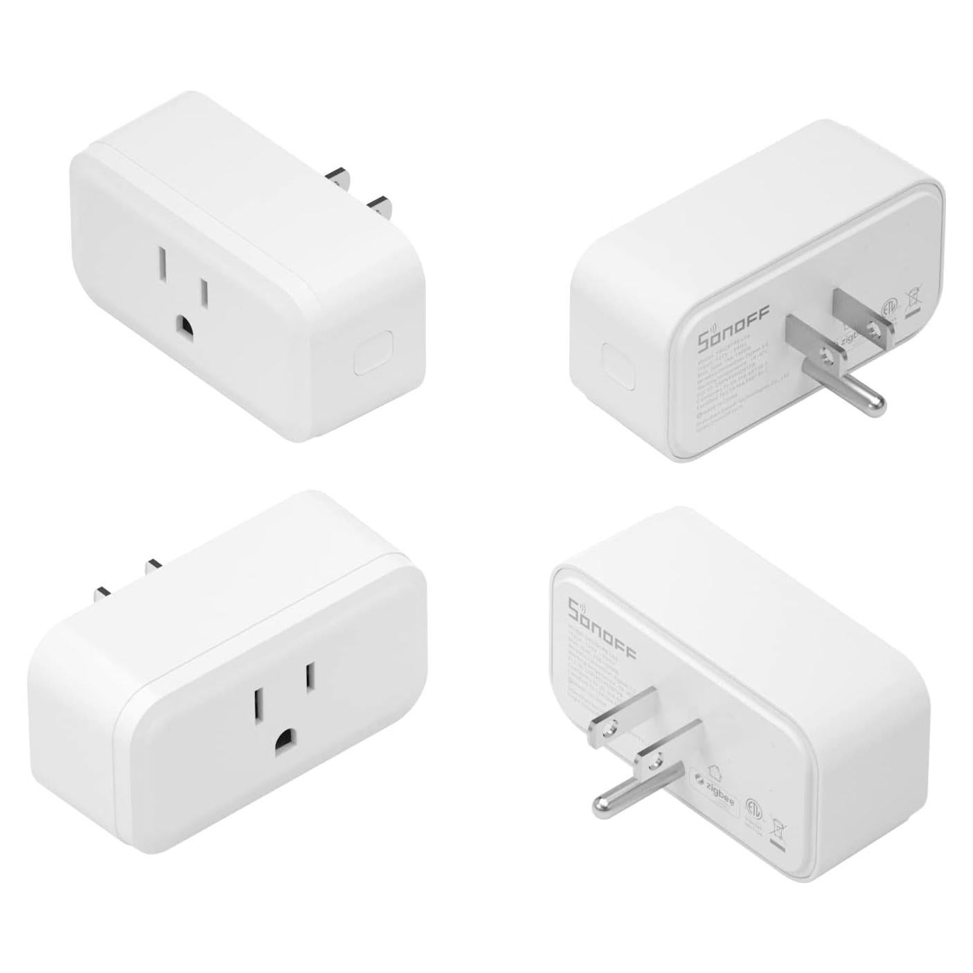 Enchufe Inteligente Zigbee SONOFF S40 Lite 15A 4-Pack
