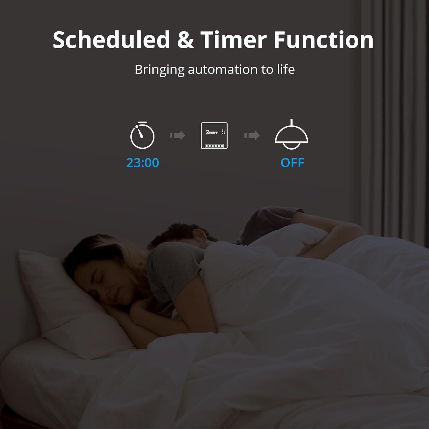 Interruptor de Luz Inteligente SONOFF ZBMINI ZigBee 2 Vías