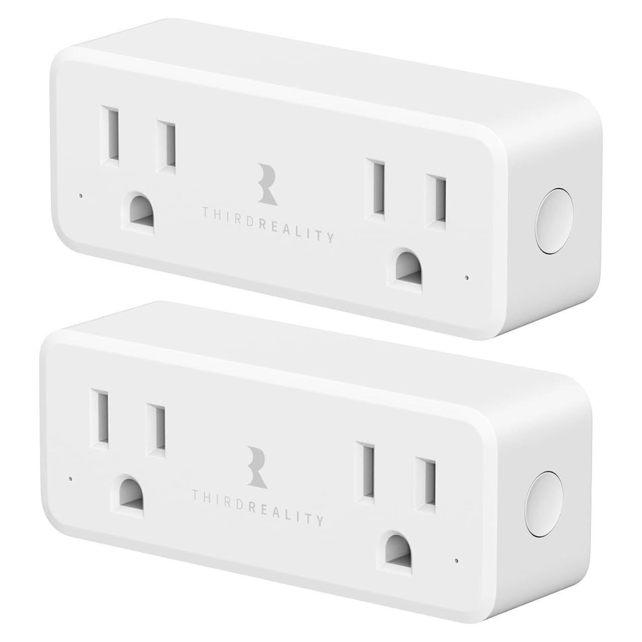 Enchufe Doble Inteligente ThirdReality 2 Paquete Zigbee Control