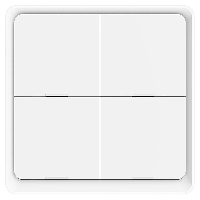 Interruptor Inteligente Inalámbrico ZigBee MoesGo 4 Gang Blanco