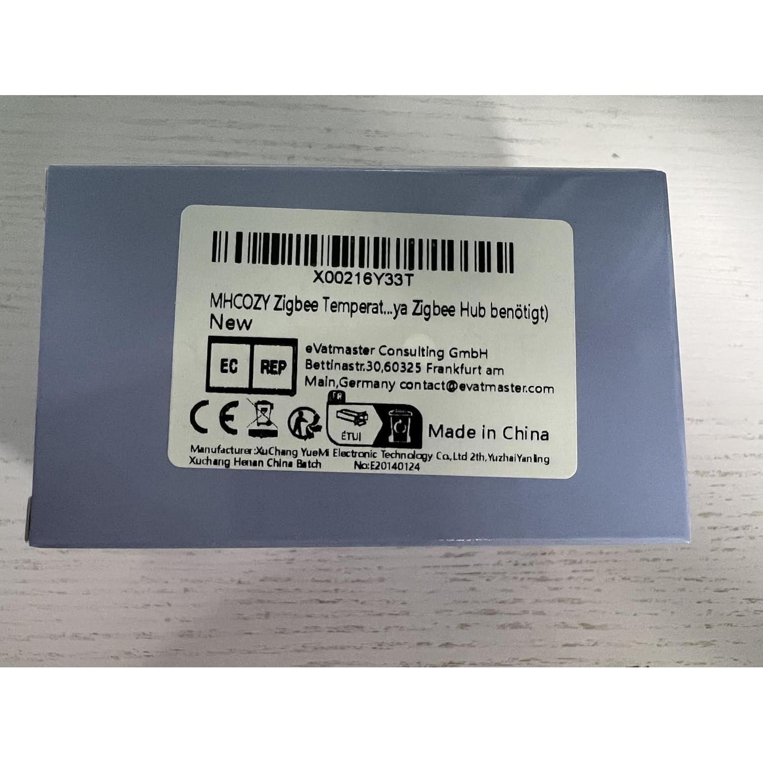 Controlador de Temperatura Zigbee MHCOZY 16A con Sonda Impermeable