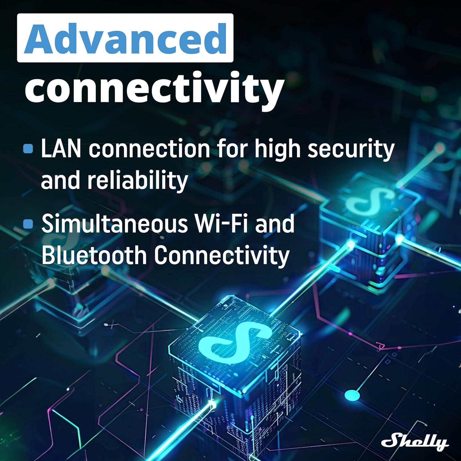 Medidor de Energía Shelly Pro 3EM 3CT 63 - Wi-Fi y LAN