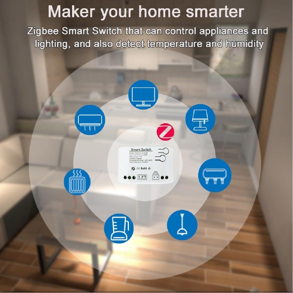 Controlador de Temperatura y Humedad Zigbee MHCOZY 10A