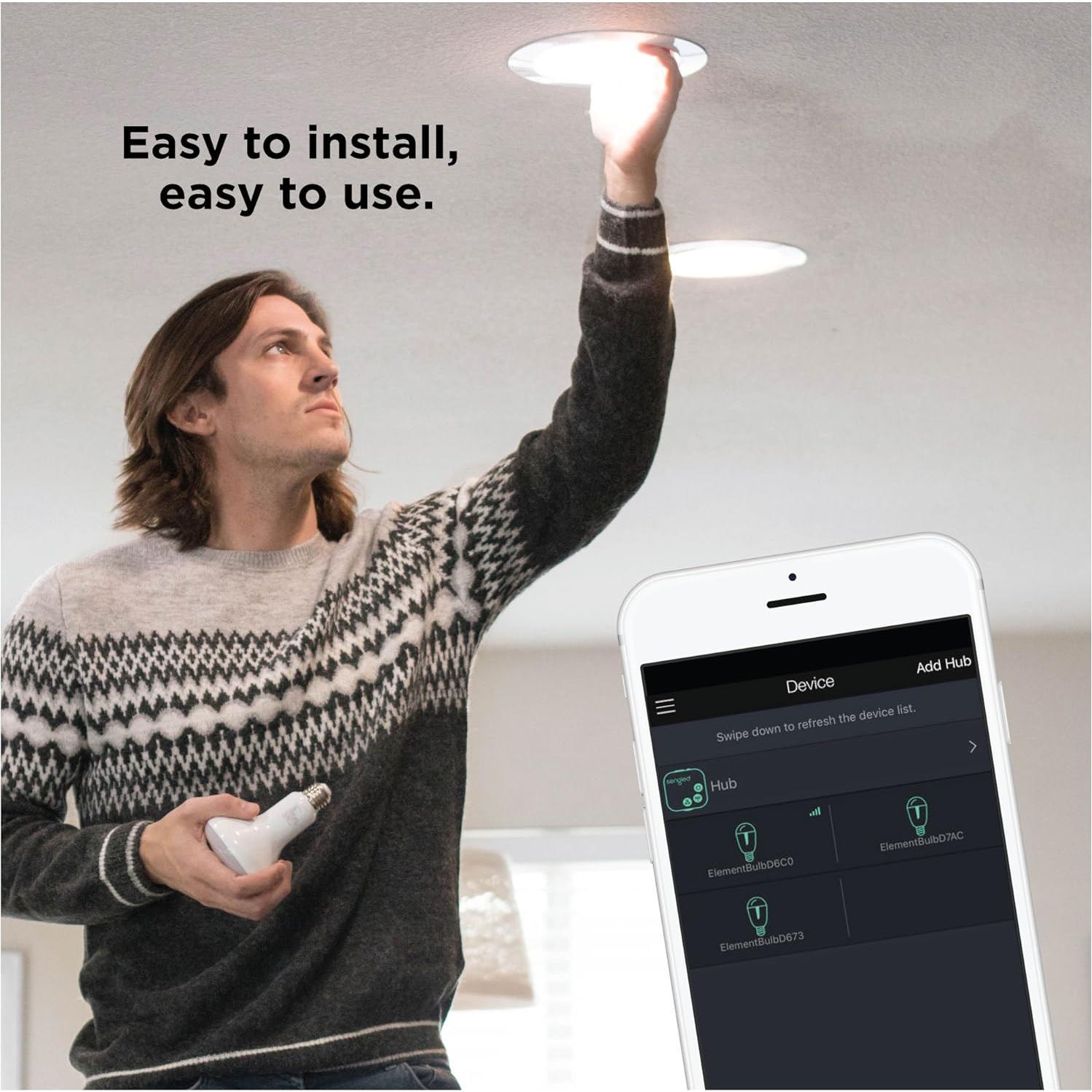 Bombilla Inteligente Sengled BR30 9W 800 Lúmenes 2700K - Paquete de 4