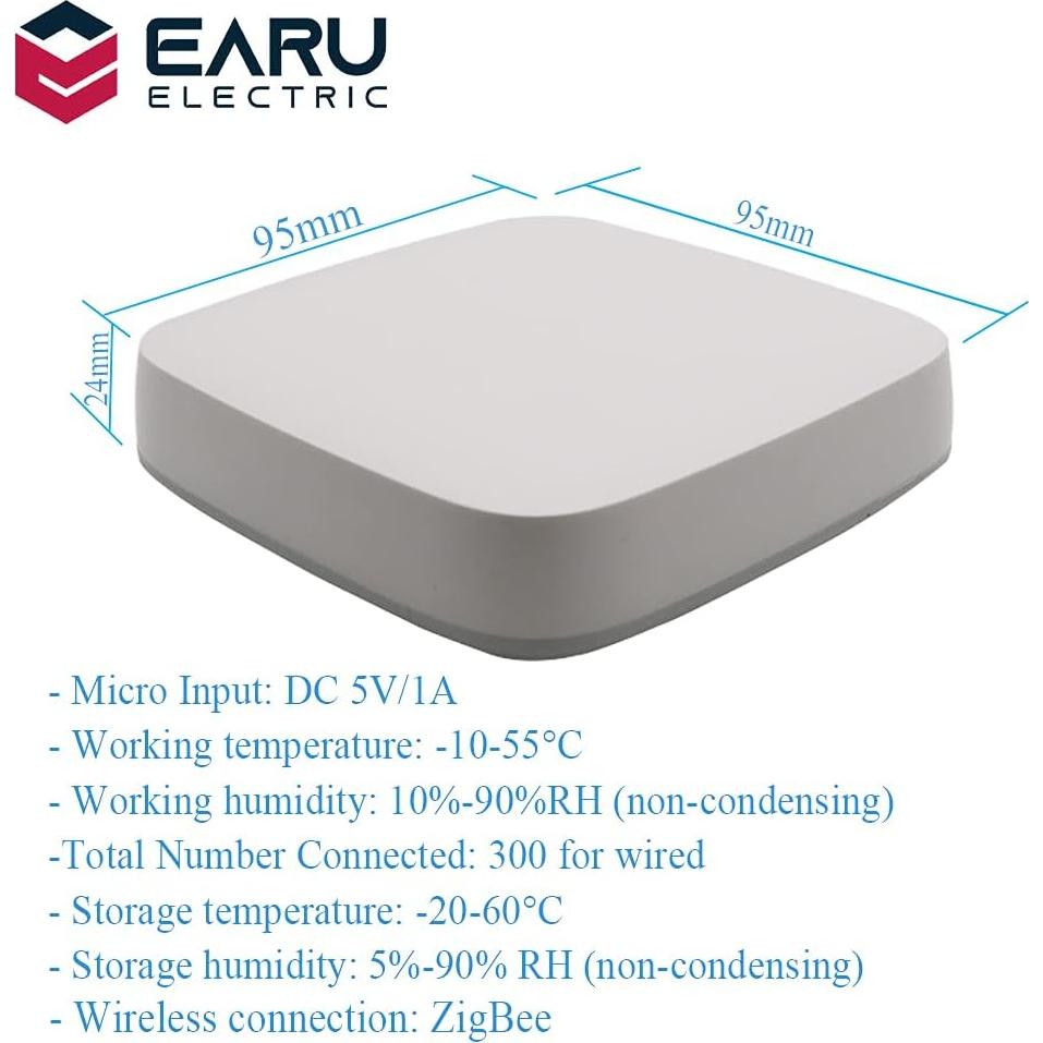Hub Zigbee Tuya G06 para Hogar Inteligente - Soporta 300 Dispositivos