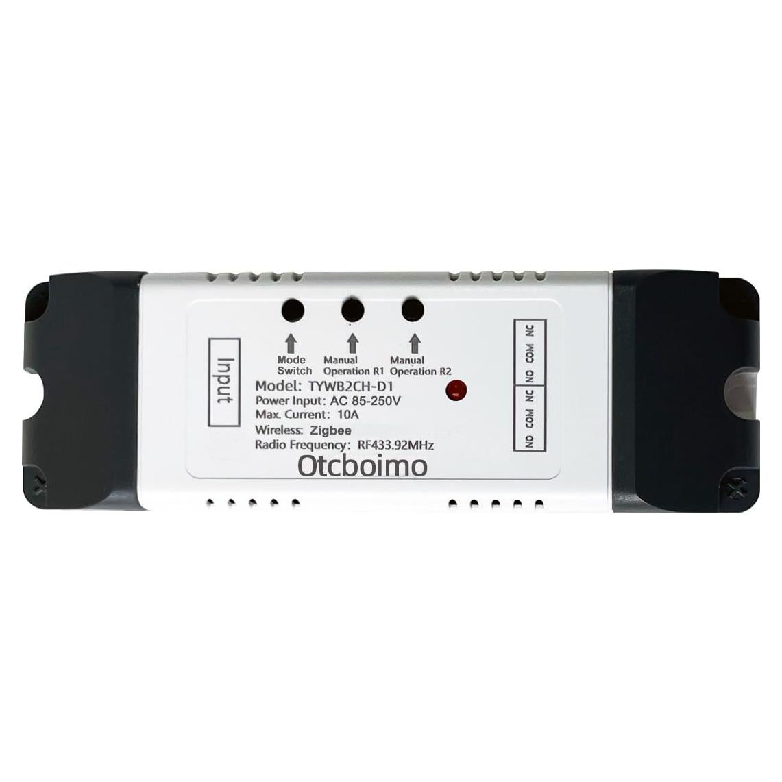 Interruptor Zigbee 2CH Otcboimo para Garaje AC 85-250V