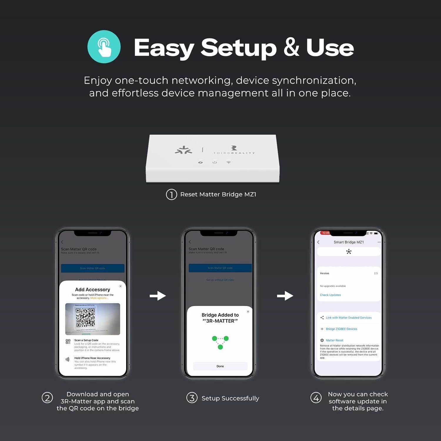 Sensor de Contacto Zigbee THIRDREALITY MZ1 con Puente Inteligente