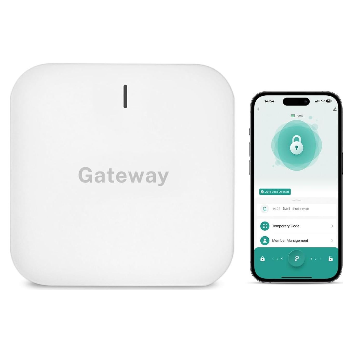 Puente Wi-Fi LOQRON para Cerraduras Inteligentes Bluetooth