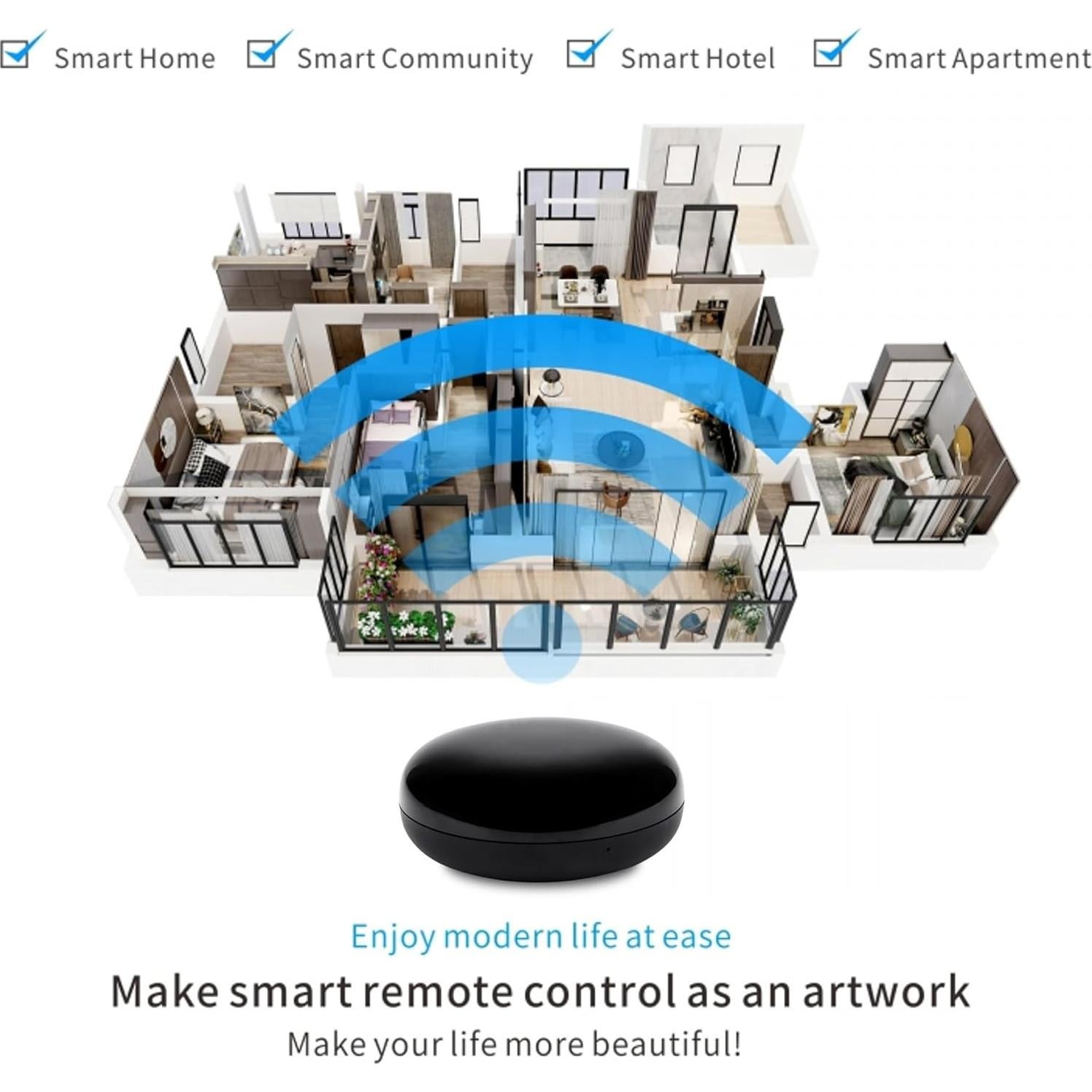 Hub Control Remoto Infrarrojo Jinvocloud UFO-R6 WiFi 90g