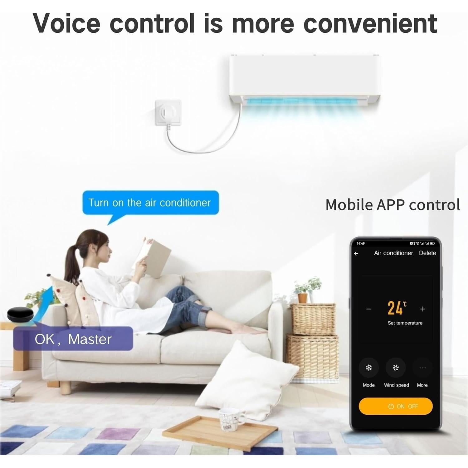 Hub Control Remoto Infrarrojo Jinvocloud UFO-R6 WiFi 90g