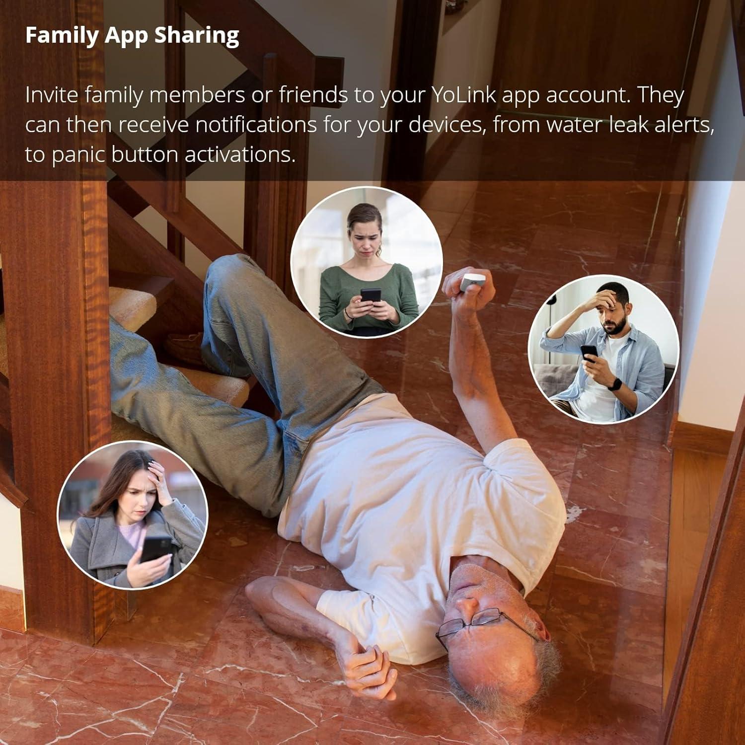 Mando Inteligente YoLink FlexFob 4 Botones, Control Alexa e IFTTT