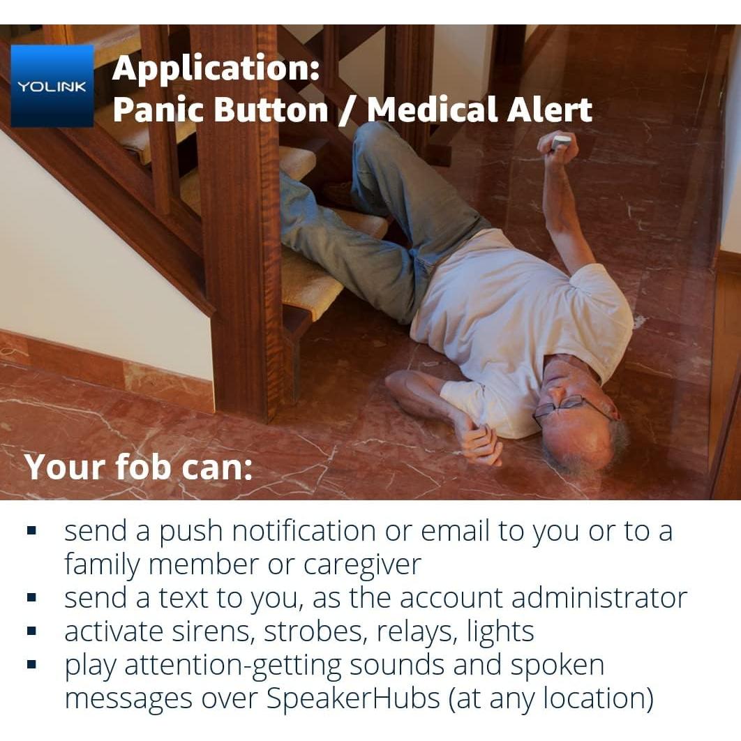Mando Inteligente YoLink FlexFob 4 Botones, Control Alexa e IFTTT