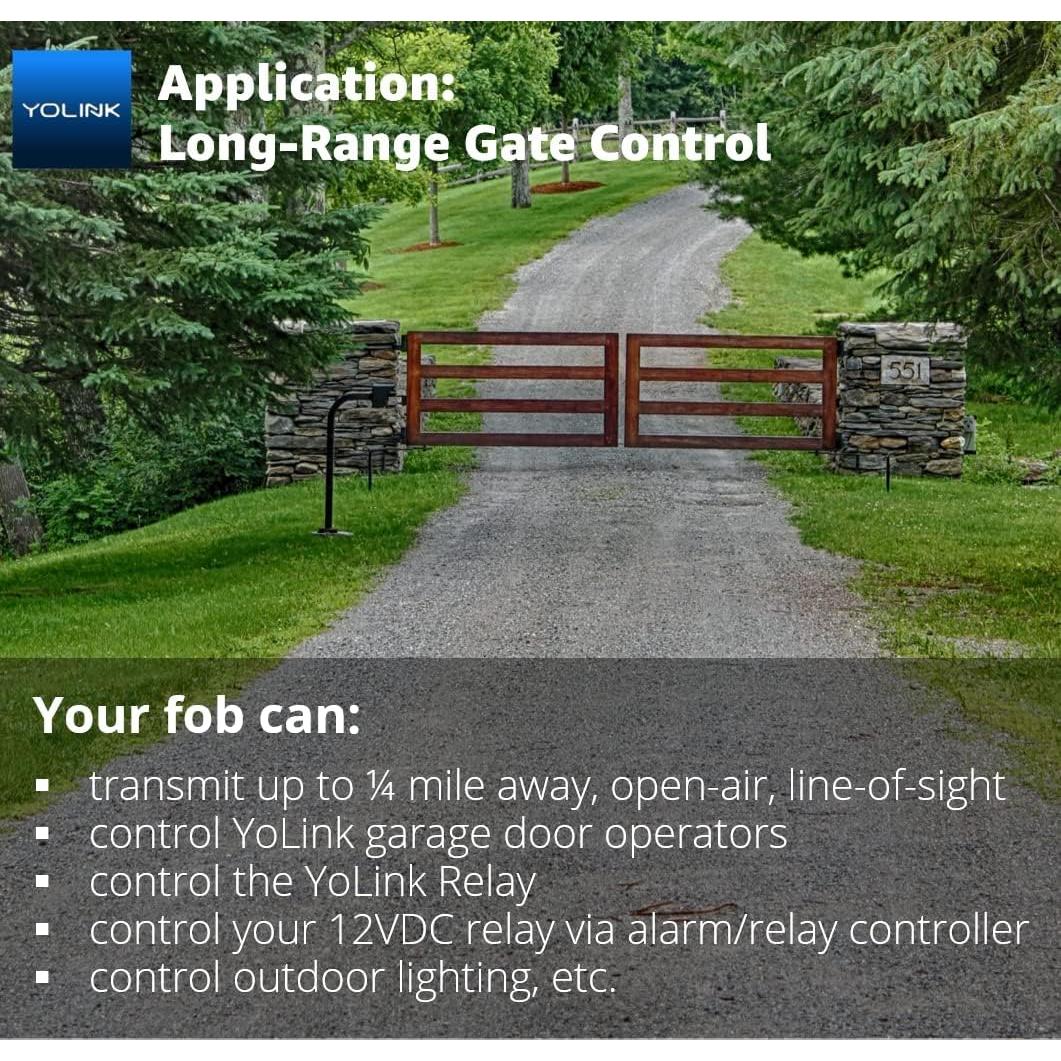Mando Inteligente YoLink FlexFob 4 Botones, Control Alexa e IFTTT