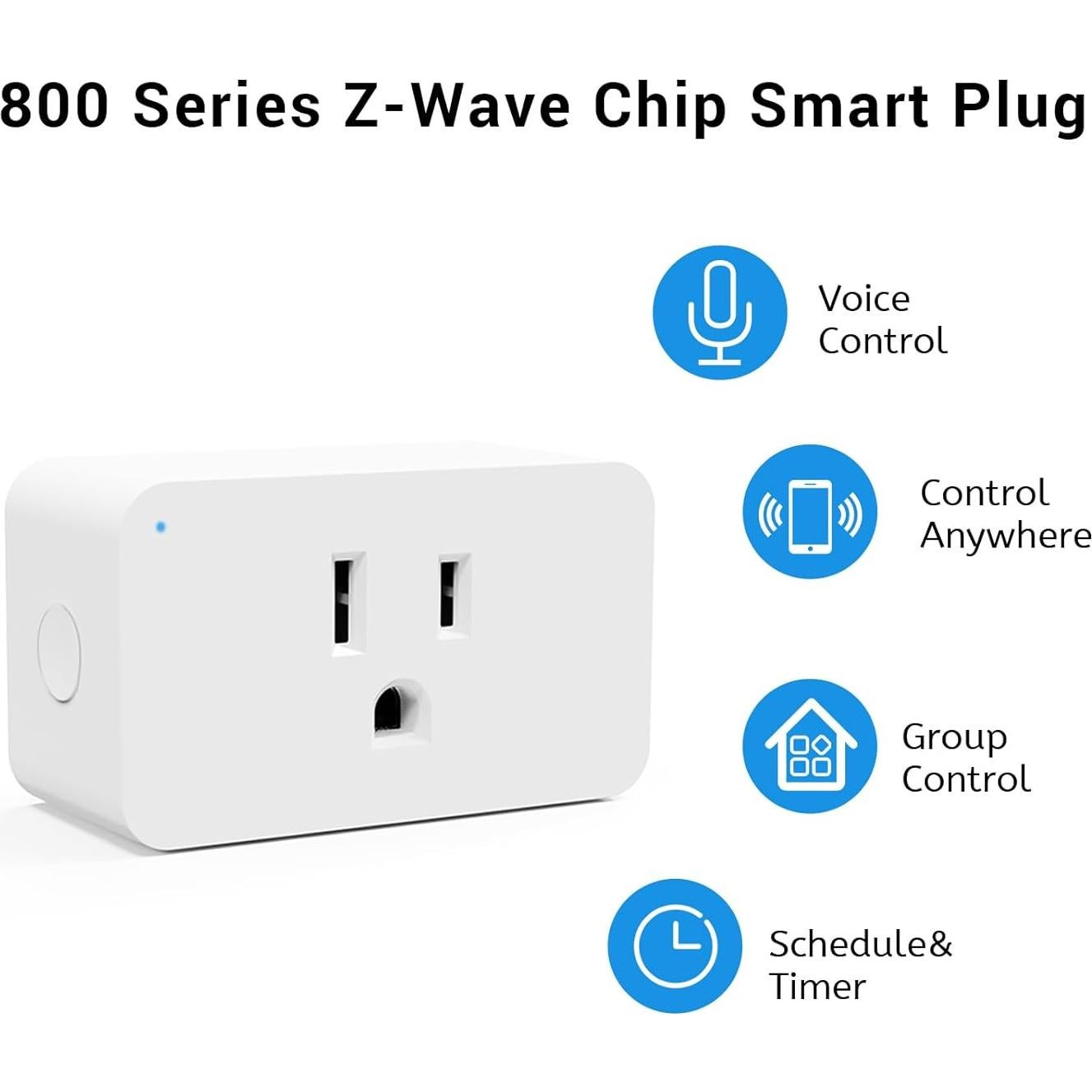 Enchufe Inteligente Z-Wave Nuevo Uno N4011-800, 396m