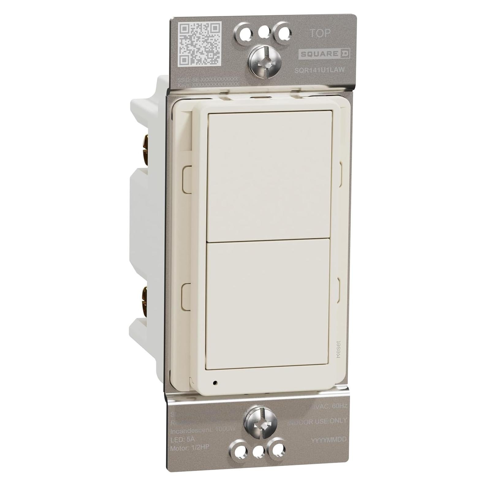 Interruptor de Luz Inteligente Square D Schneider 15A Z-Wave