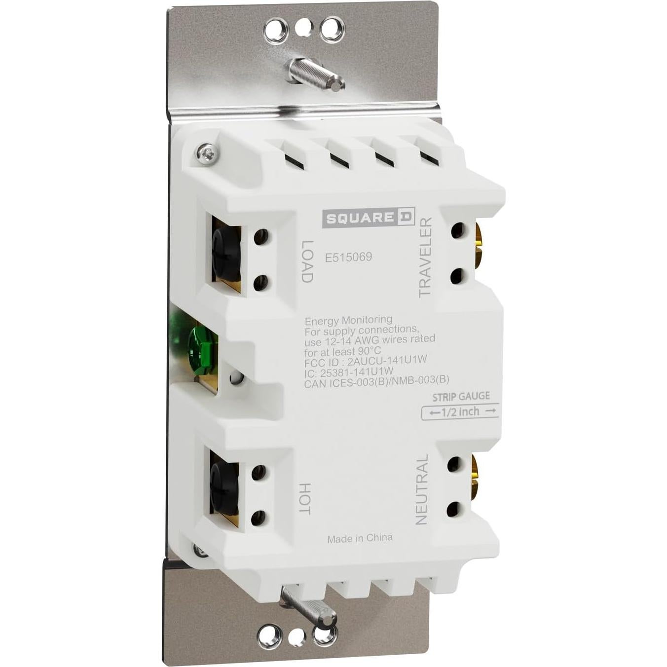 Interruptor de Luz Inteligente Square D Schneider 15A Z-Wave