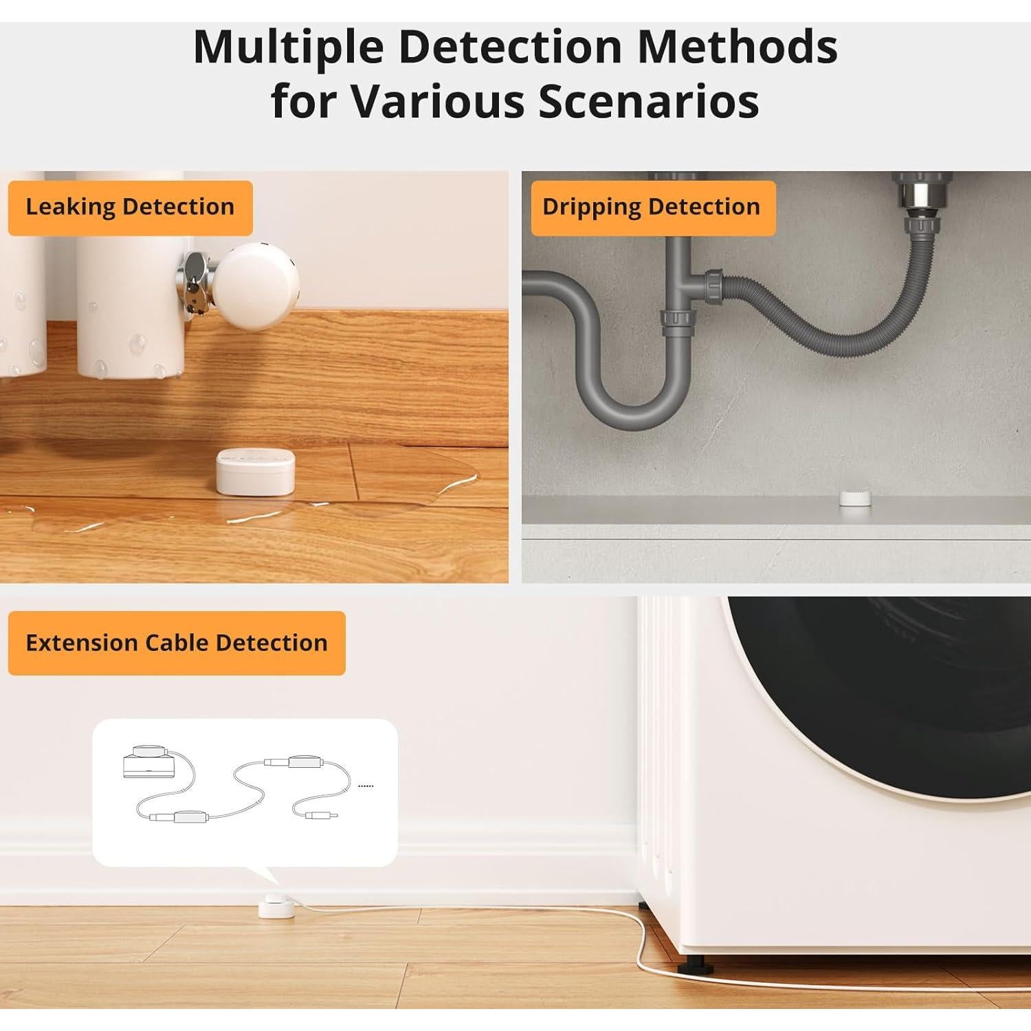 Sensor de Fugas de Agua SONOFF SNZB-05P Zigbee 2Pack