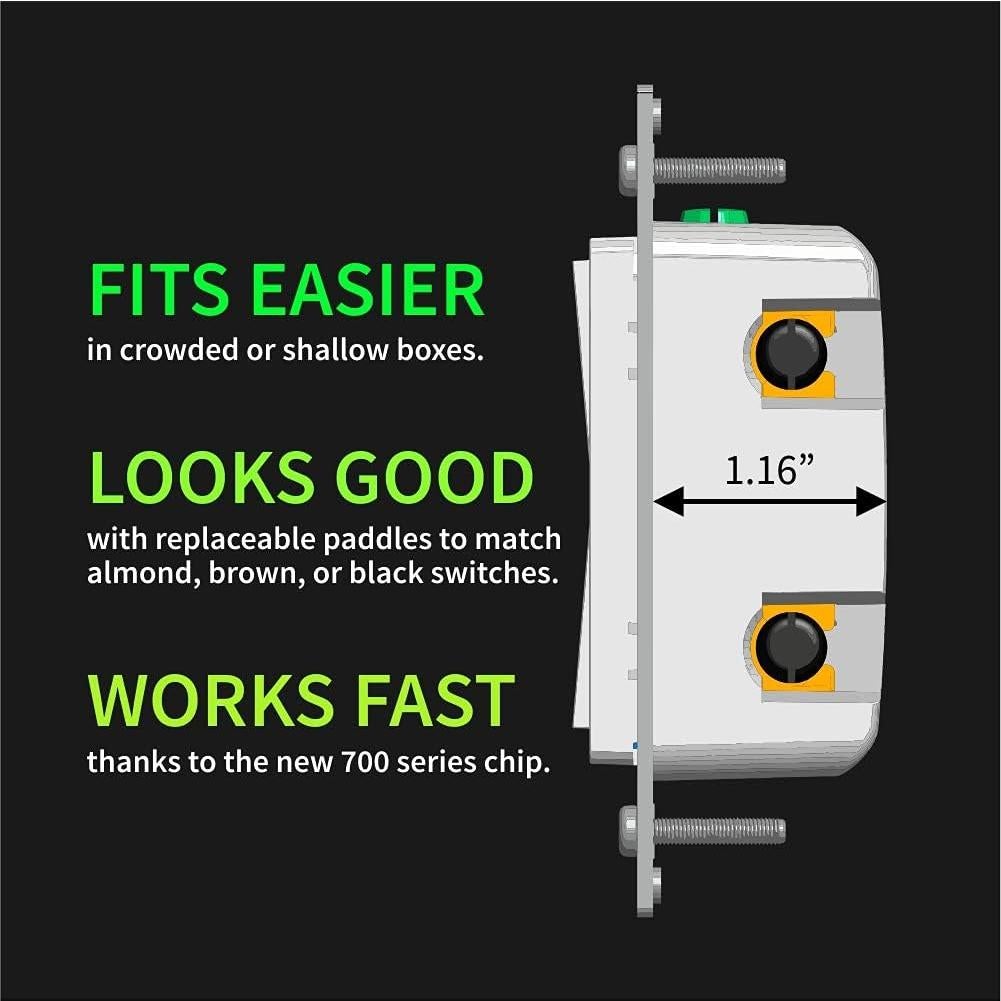 Interruptor Z-Wave Zooz 800LR S2 On/Off Blanco 600W