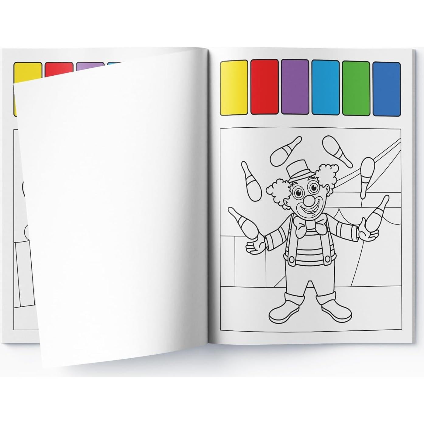 Carnival: Pick and Paint Coloring Activity Book