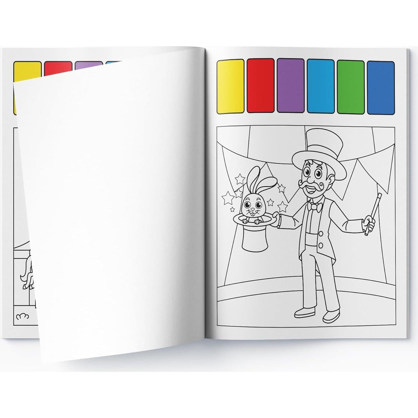 Carnival: Pick and Paint Coloring Activity Book