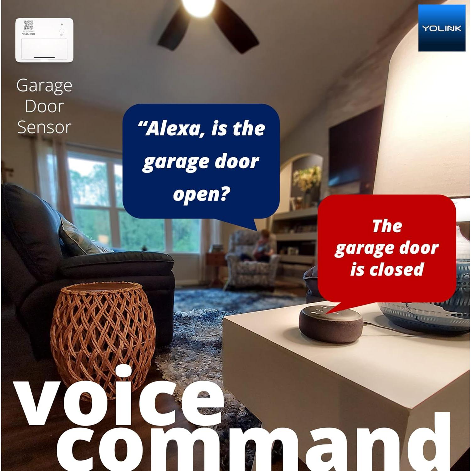 Sensor de Puerta de Garaje Inteligente YoLink YS-7706-UC