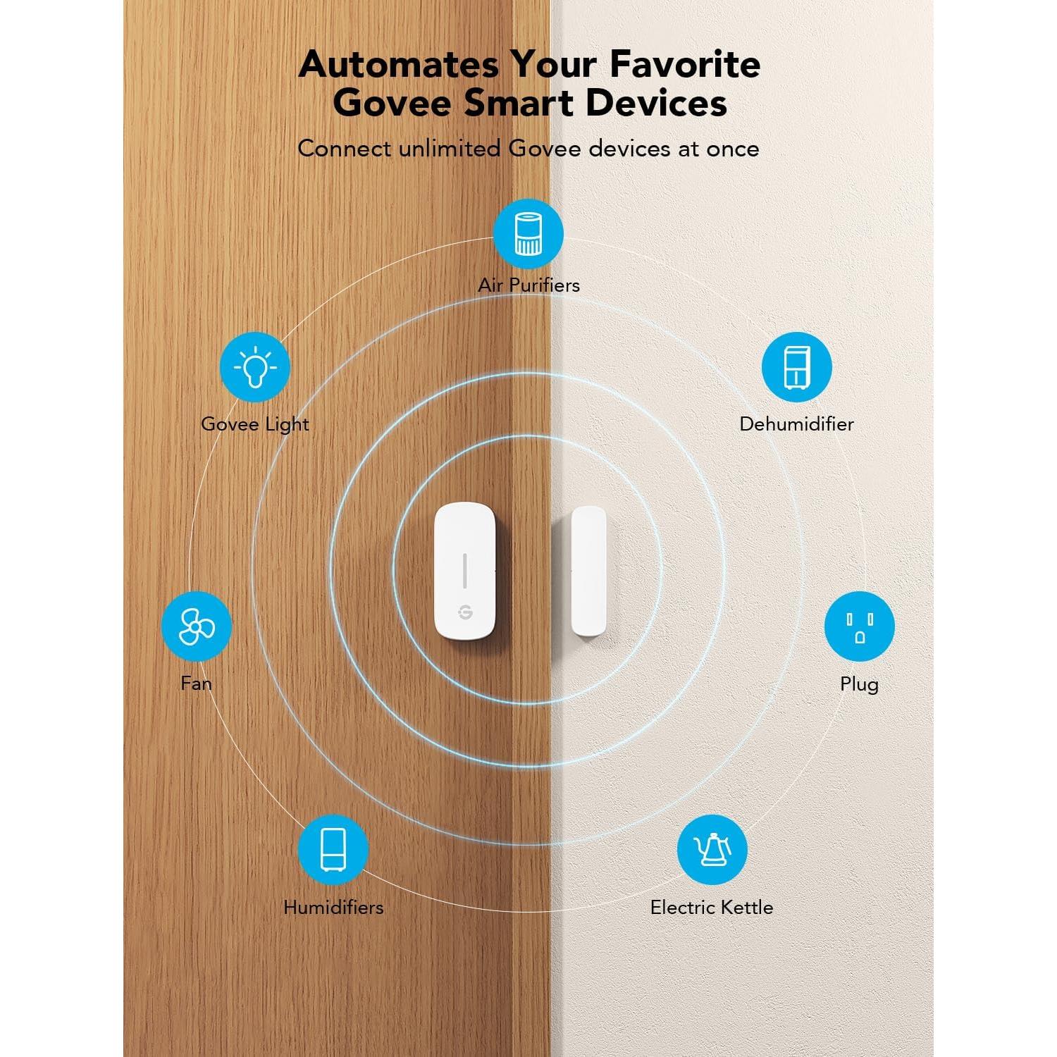 Sensor de Puerta y Ventana GoveeLife H5123101 Inalámbrico