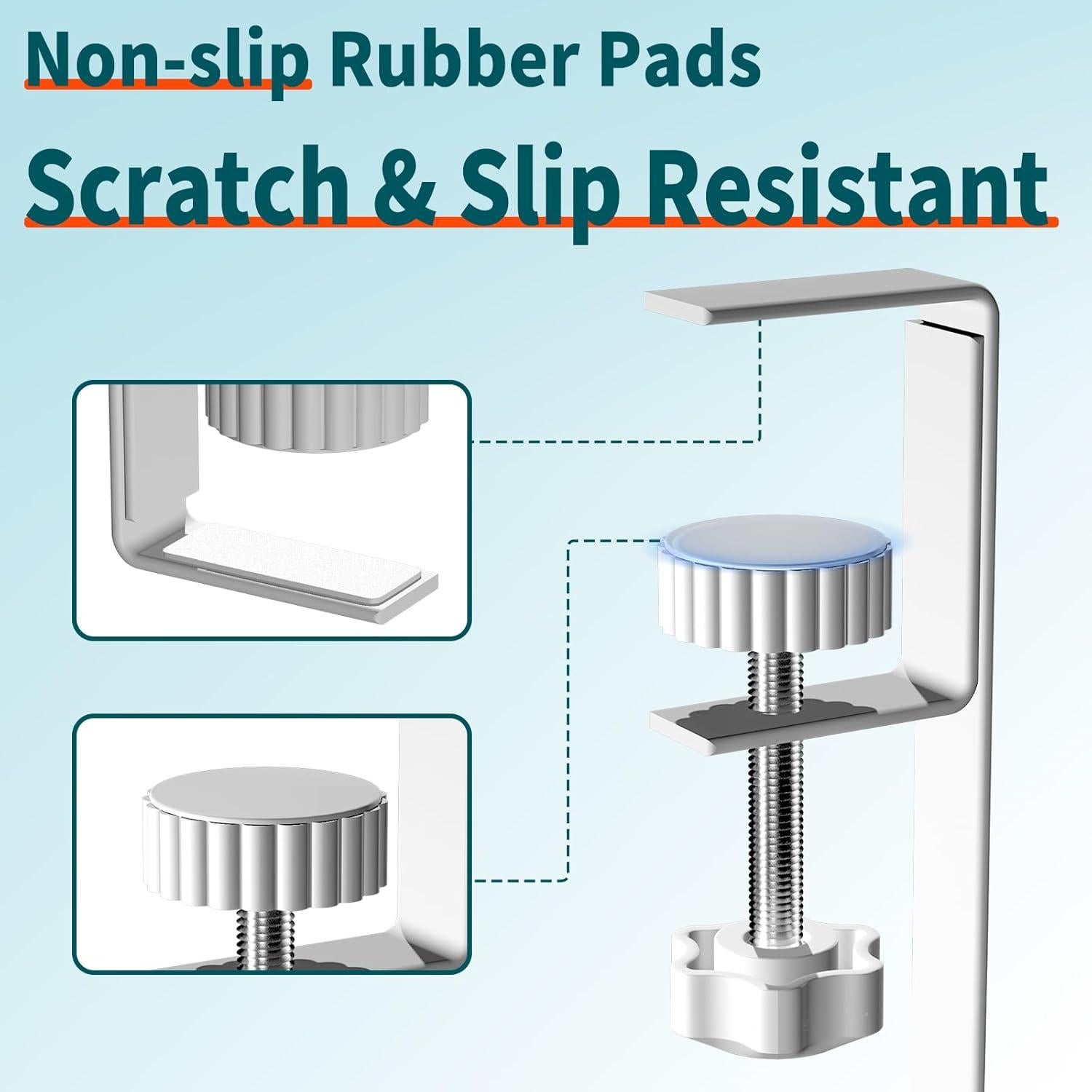 Bandeja de gestión de cables Kaiferty 2 paquetes blanca