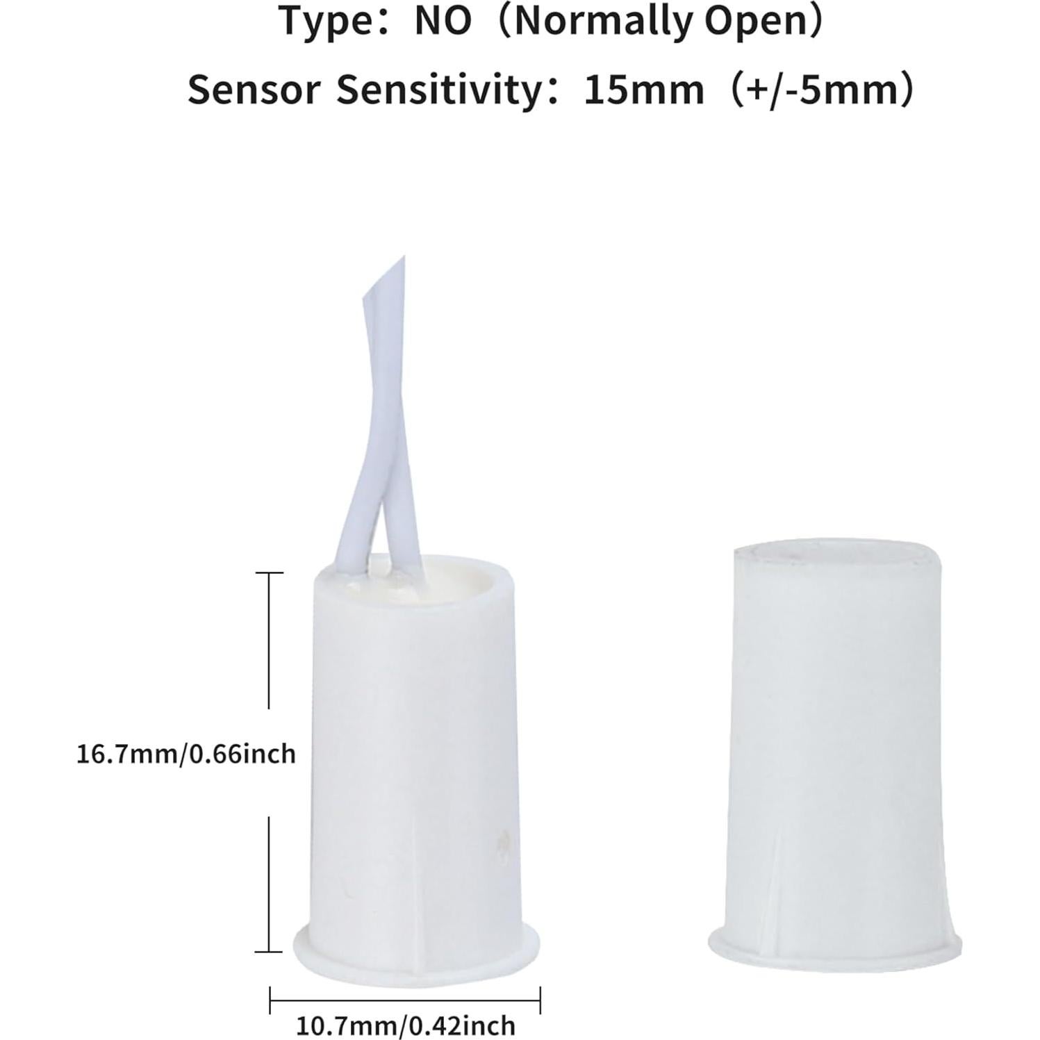 Sensor Magnético de Puerta Sonew 10 Piezas Cableado ABS