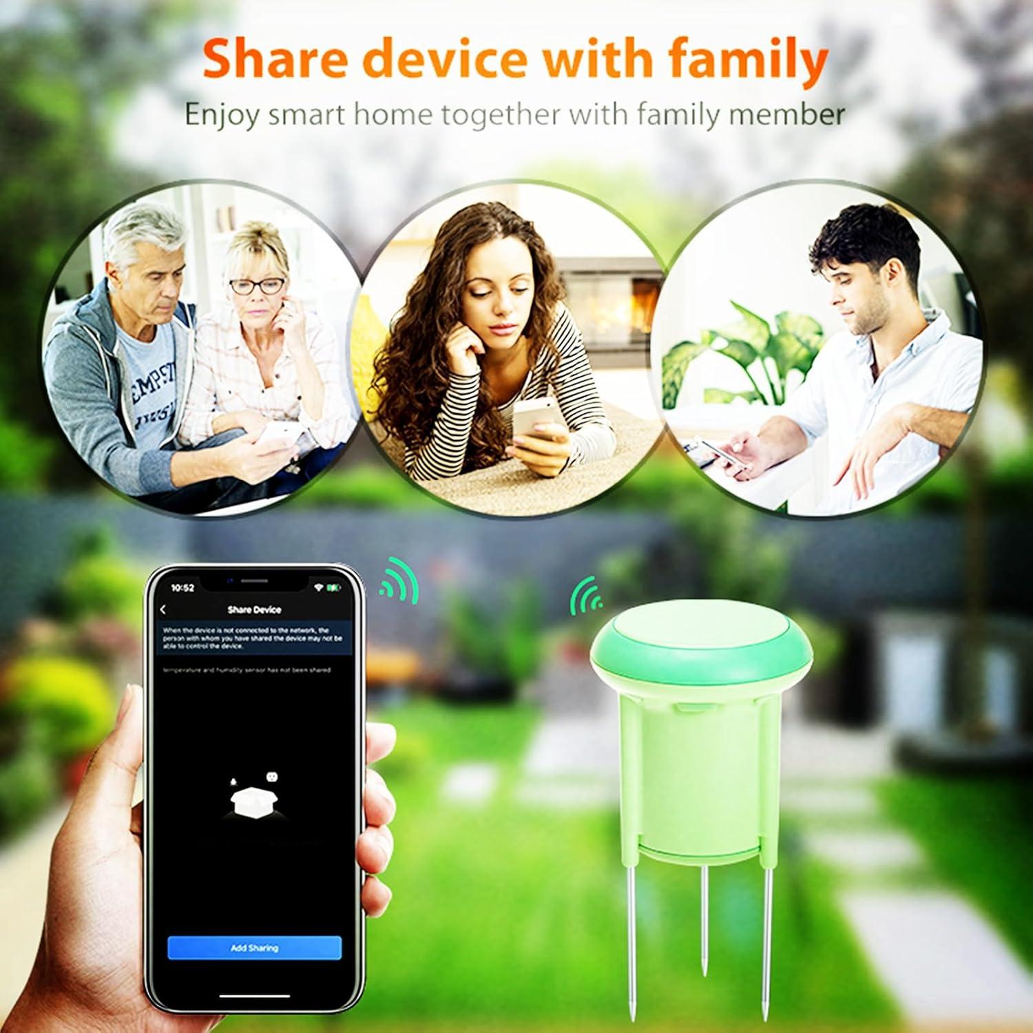 Sensor de Suelo Zigbee Inteligente Genérico YT-SS01 Humedad y Temperatura