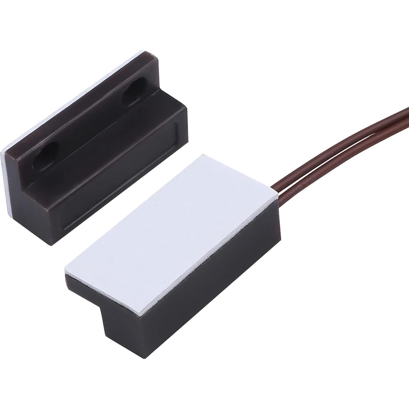 Sensor de Puerta Magnético Manesi MC-38 Cableado NC 10 Pares