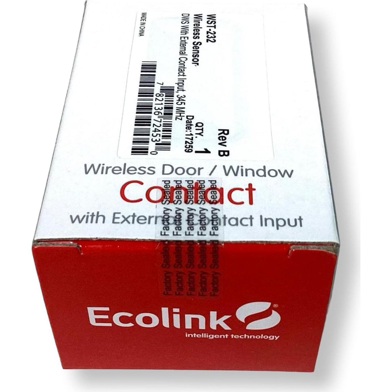 Sensor Inalámbrico de Puerta y Ventana Ecolink WST-232