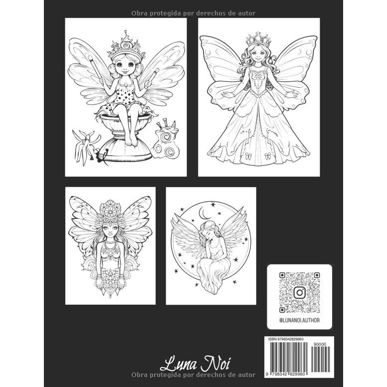 Hadas: Libro de Colorear para Niñas y Adolescentes de 8 a 12 Años: lustraciones Encantadas de Hadas para Niños Creativos — Despierta la Imaginación, ... Practica la Atención Plena. (Spanish Edition)